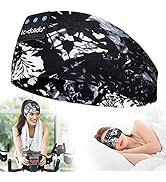 LC-dolida Sleep Mask with Bluetooth Headphones, Painting Sleep Headphones Bluetooth Headband for ...