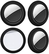 TEAMOLA Case Compatible with Airtag, 4pcs Silicone Adhesive Airtag Case Holder for Airtags Access...