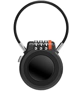 UP Security Tracker with Lockable Holder, Dual System for Apple AirTag & Android, Combination Loc...