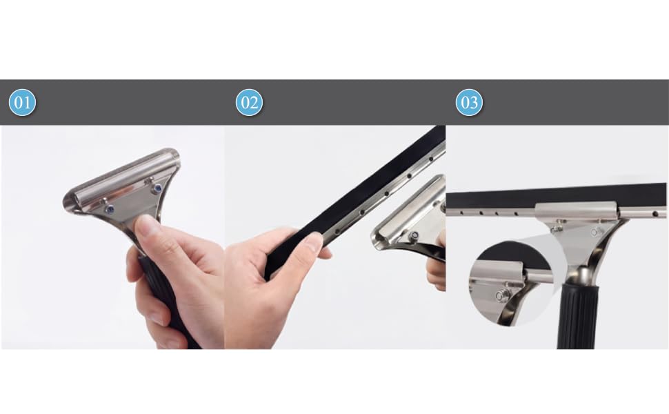 Squeegee for Shower Glass