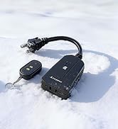 DEWENWILS Outdoor Wireless Remote Control Outlet, 15 amp Heavy Duty Weatherproof Remote Controlle...