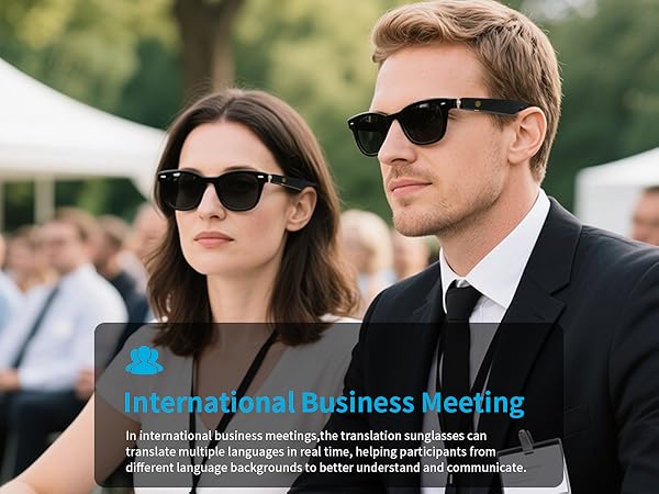 AI Bluetooth Sunglasses for Women Men