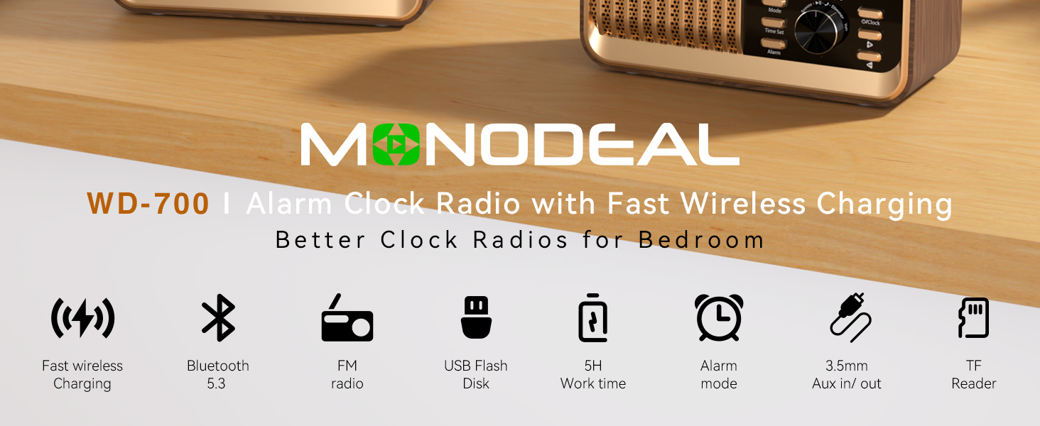 clock radios for bedroom