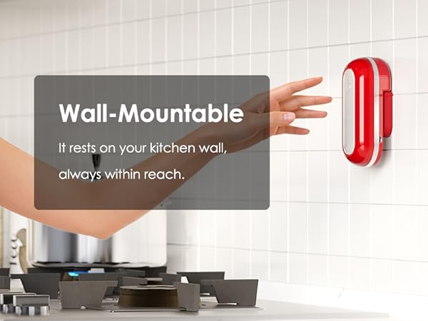 Wall Mountable Rechargeable Can Opener_Easy Storage