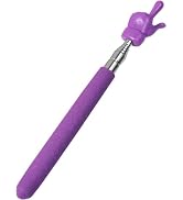 Purple Telescopic Teachers Pointer, Teaching Pointer Stick for Classroom, Metal Hand Retractable ...