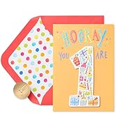Papyrus 1st Birthday Card (Something To Celebrate)