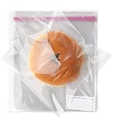 Morepack Cookie Bags for Gift Giving, 6x6 Inches 200Pieces Clear Self Sealing Resealable Cellopha...