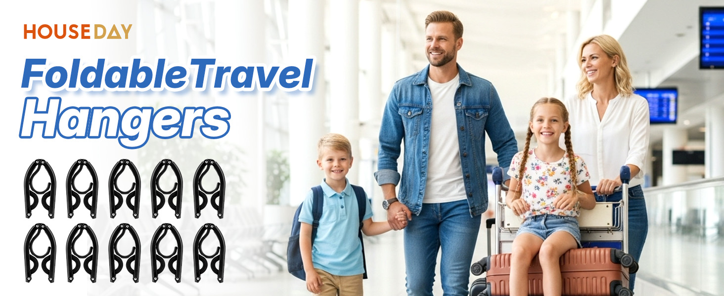 travel hangers foldable for suitcase