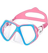 EverSport Swim Goggles Adult with Nose Cover, Clear Diving Mask Wide View No Blurring for Men Wom...