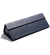 ZanyLen Foldable Glasses Case Folds to Carry Leather and Closes with Magnets