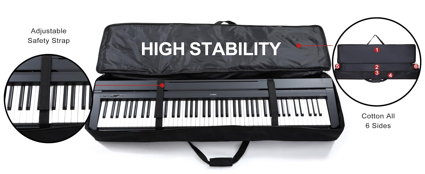 88 key keyboard case