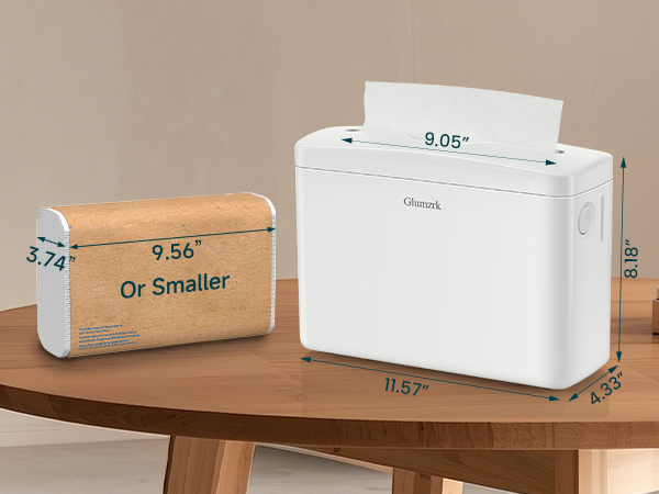 Refillable abs plastic paper towel dispenser countertop