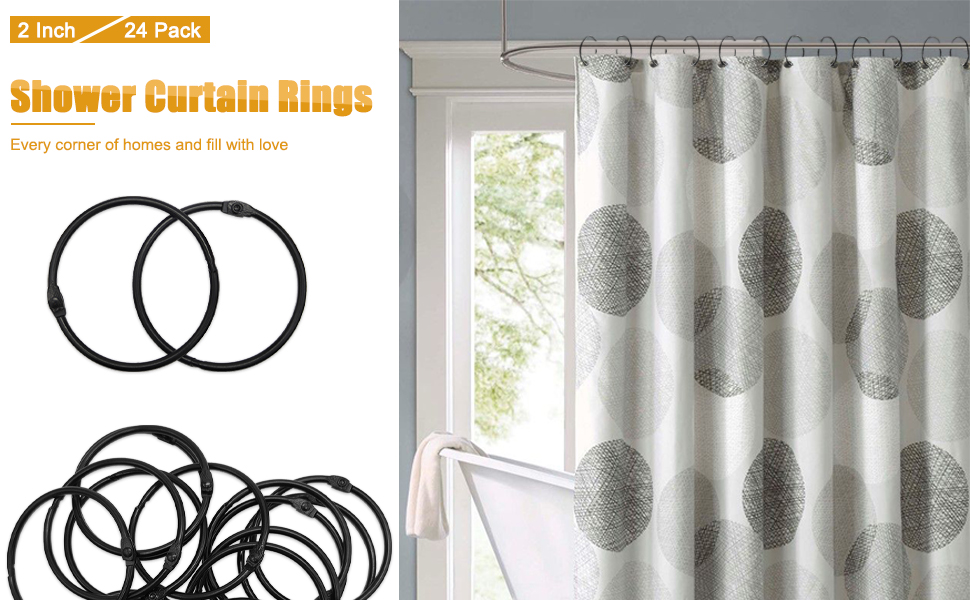 shower curtain rings