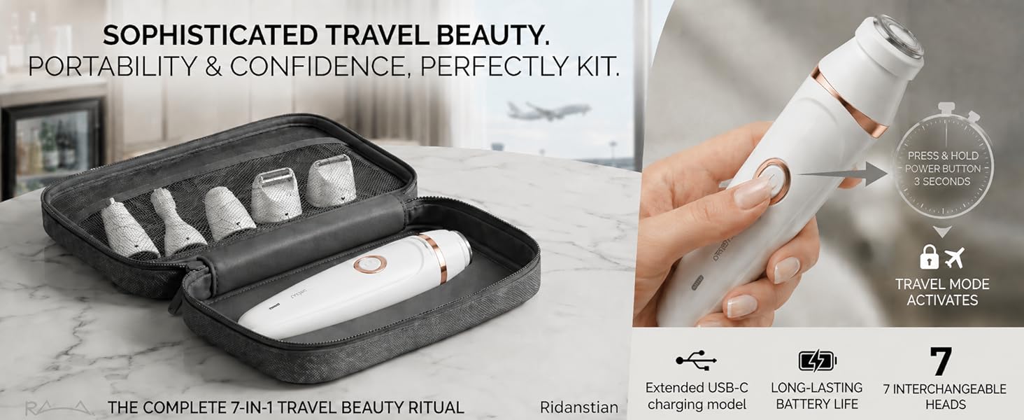 7-in-1 Electric Razors for Women,Bikini Trimmer for Women,