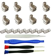 CTHTBZ 8PCS Replacement Metal Lock Buckles Latches for Nintendo Switch OLED Joycon with Springs T...