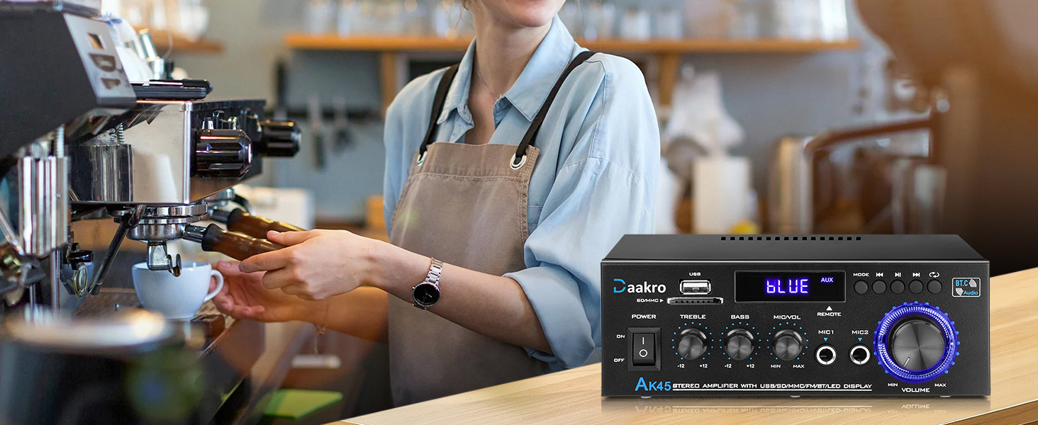 Stereo Audio Amplifier Receiver