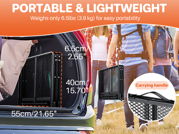 outdoor camping grill table