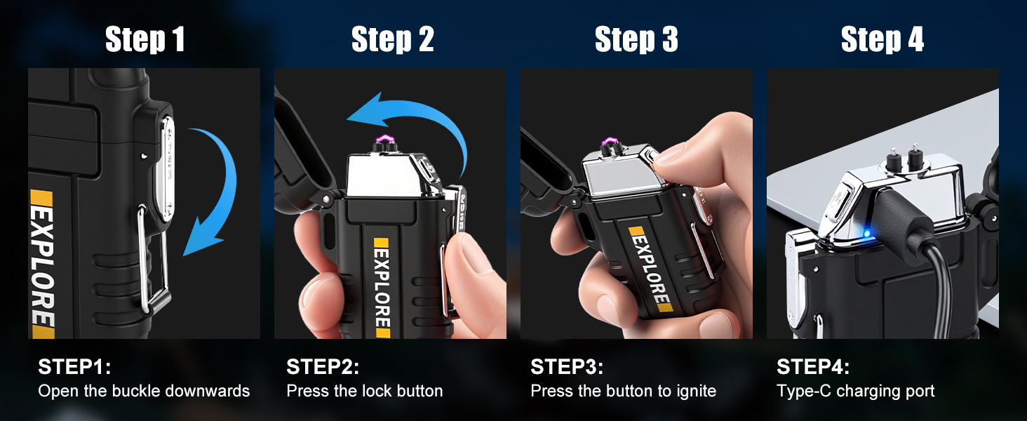 electric ighter is easy to use