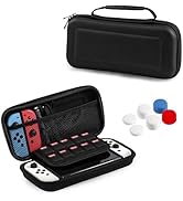 Teyomi Case Compatible with Nintendo Switch OLED, Switch OLED Case Transparent Dockable, Nintendo...