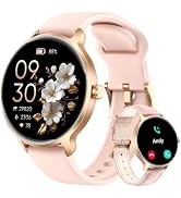 Smart Watch for Women, 1.27" AMOLED Screen Smartwatch with Answer/Make Call for iPhone/Android/Sa...