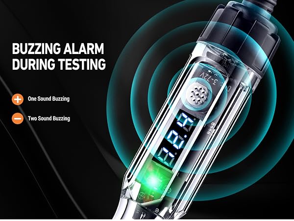 circuit test pen with buzzer alarm