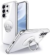 Silverback for Samsung Galaxy S26 Ultra Case Clear with Ring Kickstand, Protective Soft TPU Shock...