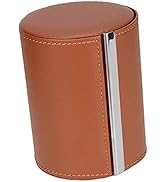 Tie Box Travel Case Men's Necktie Gift Box Cylinder Shape Anti-Wrinkle Storage Business Gift Bow ...