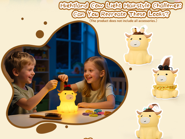 Highland Cow Night Light,