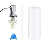 Soap Dispenser for Kitchen Sink,Stainless Steel Built in Soap Dispenser | Countertop Pump Head,Di...