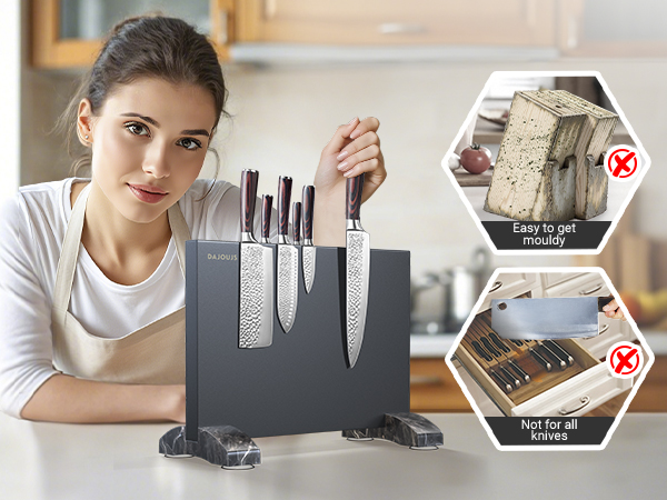 magnetic knife block