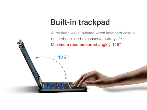 for ipad mini 6 keyboard case with trackpad touchpad