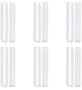 MOROBOR Mini Self-Stick Instant Cabinet Drawer Pulls, 6pcs Clear Silicone Self-Adhesive Push Pull...