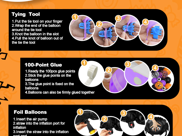 halloween balloon arch