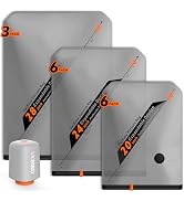 Rechargeable Wireless Pump Travel Storage Bags Set - 15 Pack Portable Space Saver Bags for Travel...