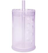 Olababy Clear View Silicone Training Cup with Straw Lid | Toddler Sippy Trainer 12mo+ | Unbreakab...