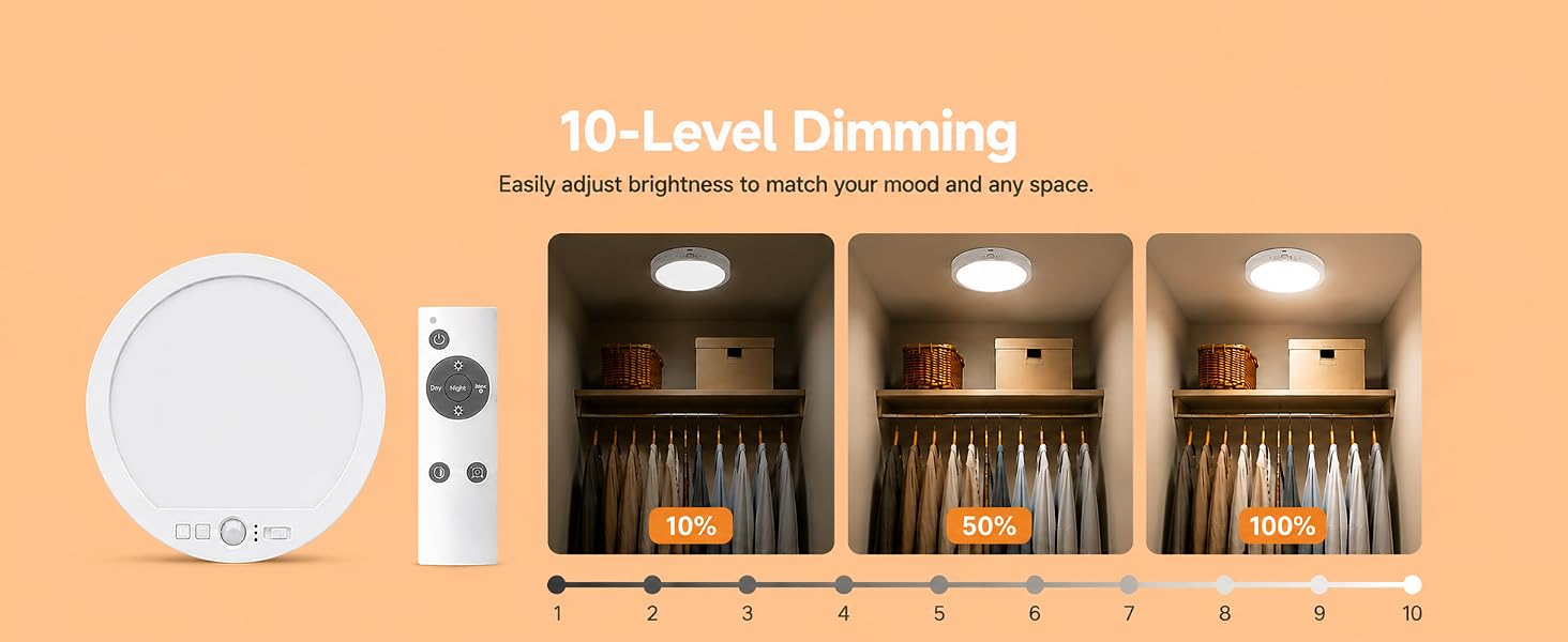 10-Level Dimming
