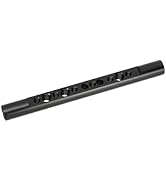 NICEYRIG 6.2 Inch 15mm Cheese Rod with 1/4 3/8 Locating Hole, M12 Inner Thread Aluminum Alloy 15m...
