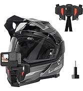 TELESIN Motorcycle Camera Helmet Mount Chin Strap Clamp Front Mount for GoPro Max Hero 12 11 10 9...