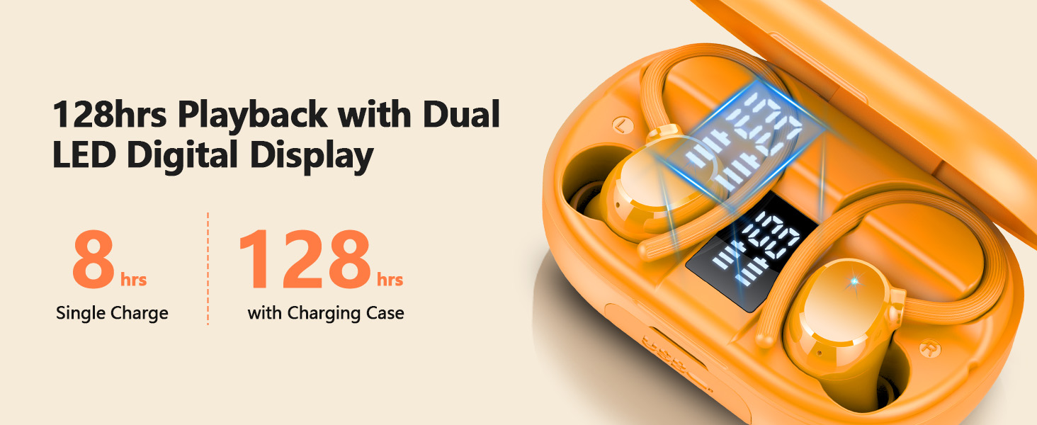 Gaming Wrap Earpiece Hyundai Mpow Of Lightning Hanging Studio Hook Ipx8 Hrs In Earpod