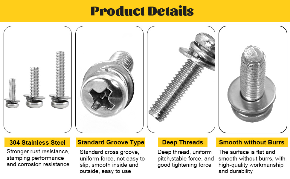 ss phillips machine screw assortment