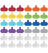 Wrap-It Storage - Cable Labels, Oval, Multi-Color (36 Pack) Write On Cord Labels, Wire Labels, Ca...