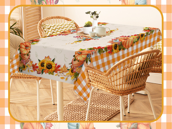 autumn table cloth