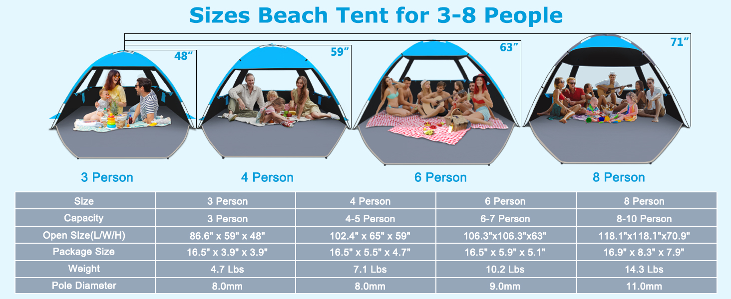 dark shelter beach tent