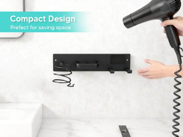 Hair Tool Organizer Wall Mount (Hook)