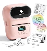 Phomemo Label Printer - M110 Thermal Label Printer Barcode Label Maker Mini Bluetooth Sticker Pri...