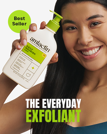 AmLactin best seller. Daily Nourish, the everyday exfoliant.