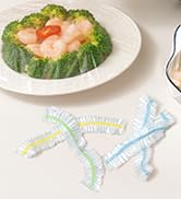 100PCS Bowl Covers, Food Cover Dish Covers, Elastic Stretch Food Storage Lids, BPA-Free Plastic W...