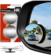 Aenfaiy Blind Spot Mirror for Car (2 Pack) - HD Frameless Wide-Angle Convex Mirror for Side View ...