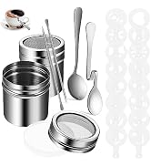 Luxshiny 21Pcs Coffee Decorating Stencils Set, Coffee Art Template Coffee Mold Tool Foam Latte Ar...