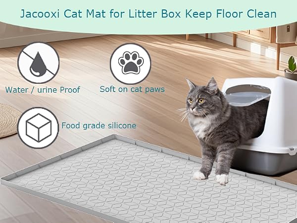 cat litter mat